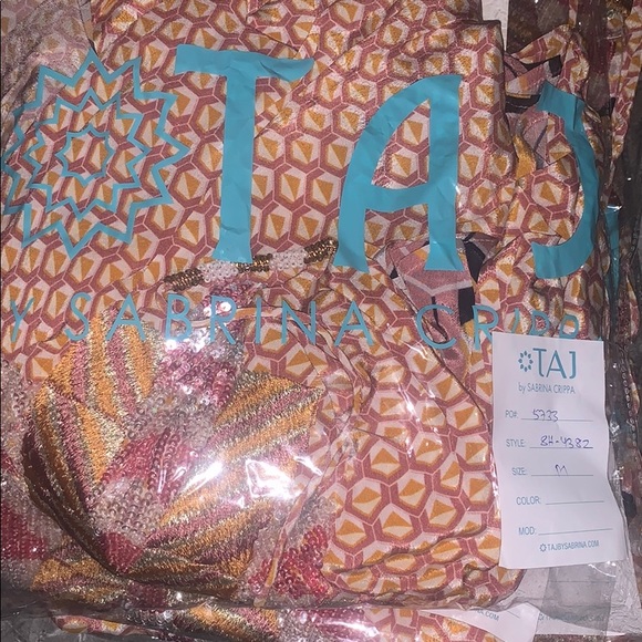 NWT Taj by Sabrina boho amira tunic Sz small - Picture 7 of 7